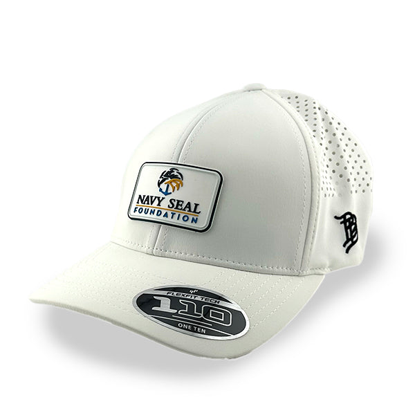 Navy Seal Foundation Branded Bills Hat, Square Patch Black